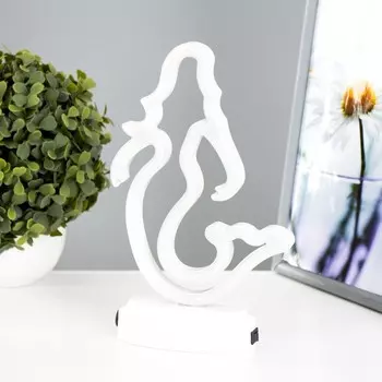 Фигурка светящаяся RISALUX «Русалка», LED-ночник, USB, 135.424 см