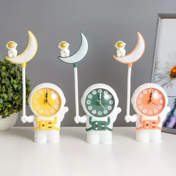 Ночник с часами «Космо» LED 2 Вт 6000К USB МИКС 141420 см RISALUX