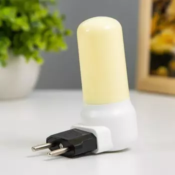 Ночник с датчиком темноты «Милси» LED 1 Вт бело-желтый 4610 см RISALUX