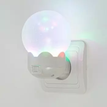 Ночник "Шарики" LED белый 7х7х11 см RISALUX
