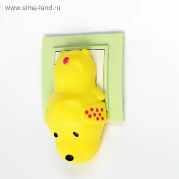 Ночник "Собачка" 1Вт МИКС 5х6,2х11,5 см.