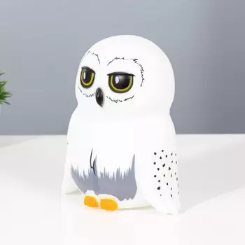 Ночник "Совушка" LED от батареек белый 10,5х15,5х18 см RISALUX