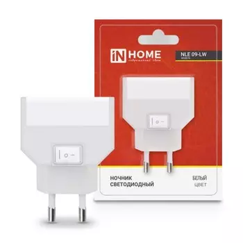 Ночник светодиодный с выключателем 230В