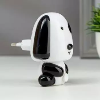 Ночник светодиодный Собака 4х0,25Вт LED черный