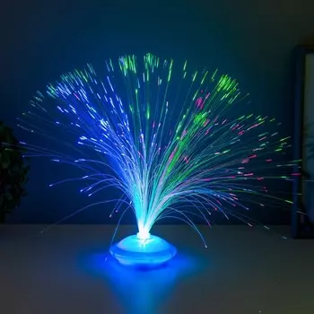 Фигурка светящаяся RISALUX «Веер. Фонтан», LED-ночник, 32 см, МИКС