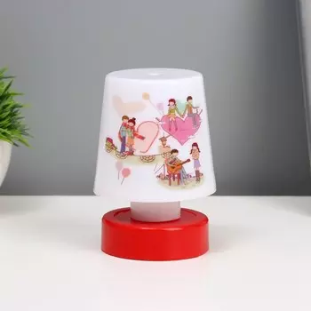 Ночник «Влюбленные» LED от батареек 3хААА 7.57.511 см RISALUX