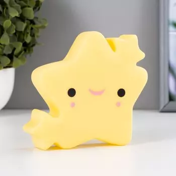 Фигурка светящаяся RISALUX «Звезда», LED-ночник, жёлтый, 14.5312 см