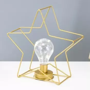 Ночник "Звезда" золотая 24,5х25х10 см RISALUX