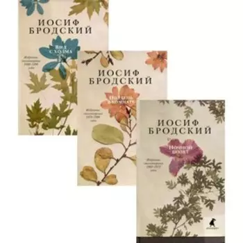 Ночной полет; Полдень в комнате; Вид с холма. В 3-х книгах. Бродский И.