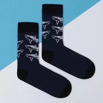 Носки "Акулы" р. 39-40 (24-26 см)