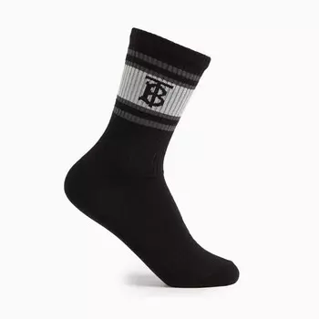 Носки, цвет чёрный/серый, размер 25-27 (40-42)