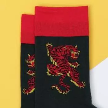 Носки "Дерзкий тигр" р. 29