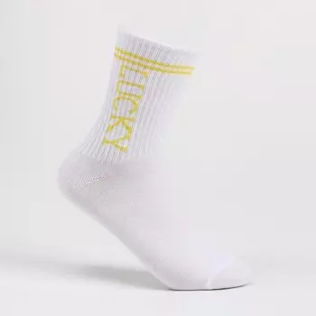 Носки детские, цвет белый/lucky, размер 22