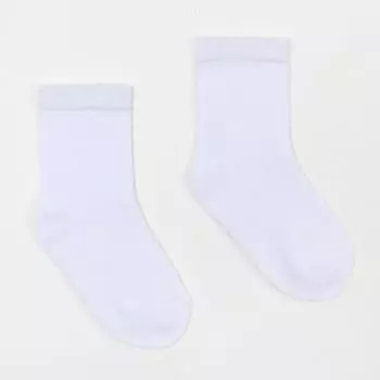 Носки детские, цвет белый, размер 12