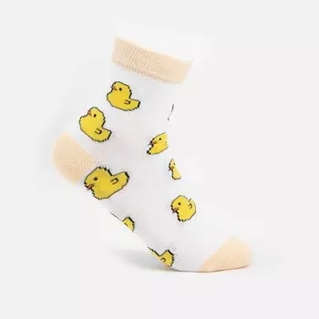 Носки детские, цвет белый, размер 16-18