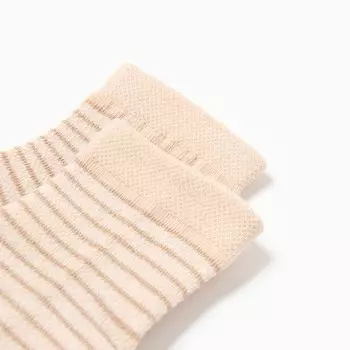 Носки детские, цвет бежевый, размер 18-20