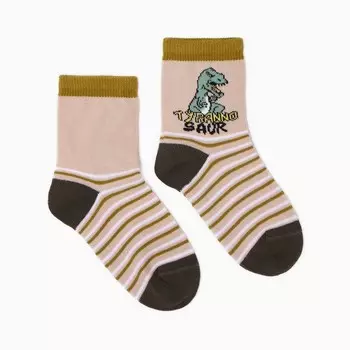 Носки детские, цвет бежевый, размер 18-20 (27-30)