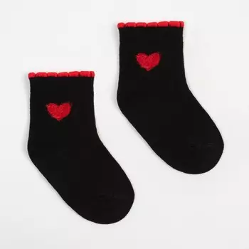 Носки детские, цвет черный, р-р 12 (19-20)