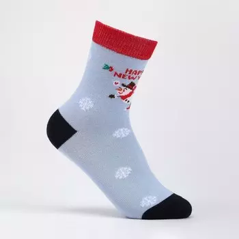 Носки детские, цвет голубой, размер 16-18