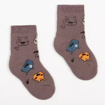 Носки детские, цвет капучино, размер 12-14