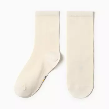 Носки детские, цвет кремовый, размер 18