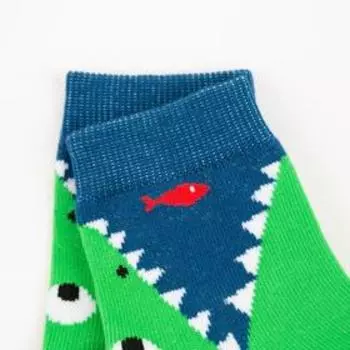 Носки детские, цвет мятный, размер 16-18