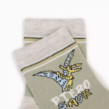 Носки детские, цвет оливковый, размер 20-22 (31-34)