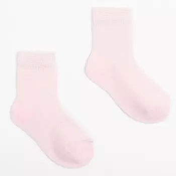 Носки детские, цвет розовый, размер 10