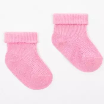 Носки детские, цвет розовый, размер 6