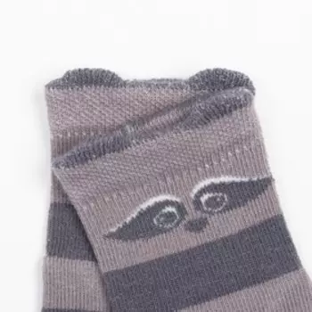 Носки детские, цвет серый, размер 12