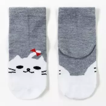 Носки детские, цвет серый, размер 20-22