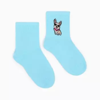 Носки детские, цвет светло-голубой, размер 14-16 (23-26)