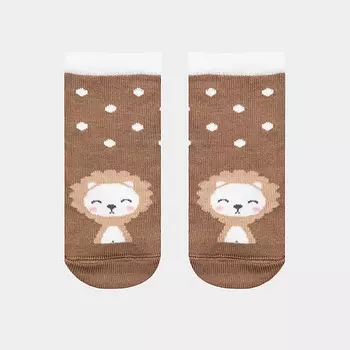 Носки детские, цвет светло-серый карамель, размер 12