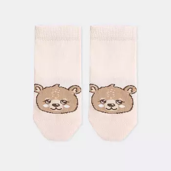 Носки детские, цвет светло-серый зефирный, размер 12