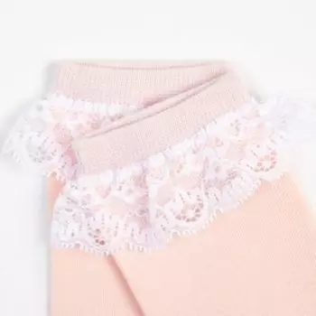 Носки детские, цвет зефирный, р-р 24 (37-38)