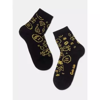 Носки детские хлопковые Conte Kids Tip-Top, размер 22, цвет чёрный