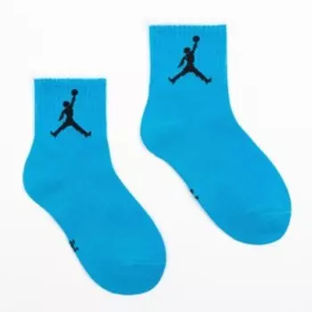 Носки детские Jordan, цвет голубой, размер 14 (3-4 года)