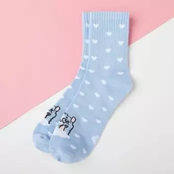 Носки детские KAFTAN «Лама», размер 14-16, цвет голубой