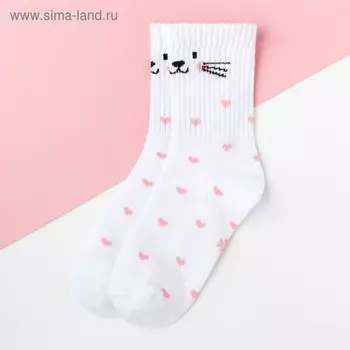 Носки детские KAFTAN «Зайка», размер 16-18, цвет белый