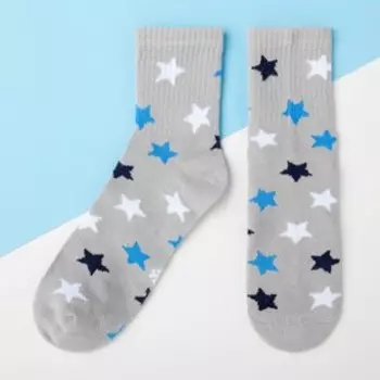 Носки детские KAFTAN «Звёзды», размер 18-20, цвет серый