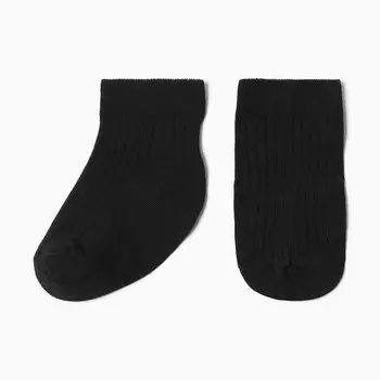 Носки детские Крошка Я BASIC LINE, 10-12 см, чёрный