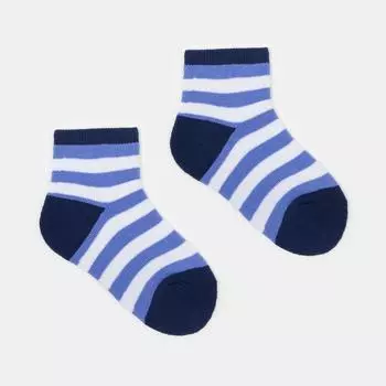 Носки детские махровые, цвет белый, размер 18-20