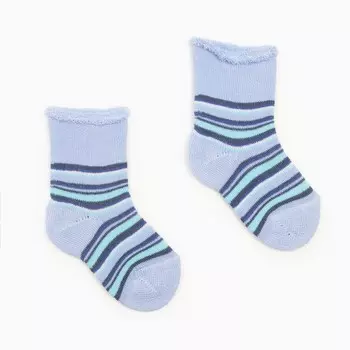 Носки детские махровые, цвет джинсовый, размер 10