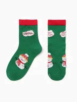 Носки детские «Новогоднее ассорти», МИКС, размер 18