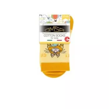 Носки детские OMSA kids Calzino 21P66 Giallo, размер 19-22