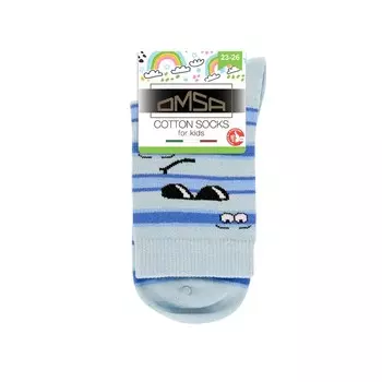 Носки детские OMSA kids Calzino 21P67 Blu Сhiaro, размер 23-26