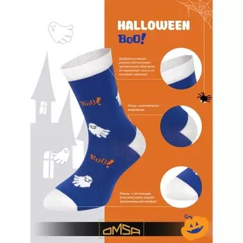 Носки детские OMSA kids Calzino 21P68 Blu, размер 31-34