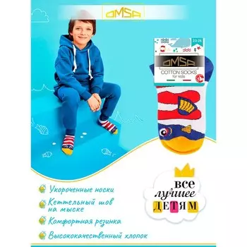 Носки детские OMSA kids Calzino 21Р62 Rosso, размер 31-34
