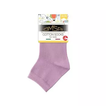 Носки детские OMSA kids Calzino 21С02 гладь укороченный Lilla, размер 31-34