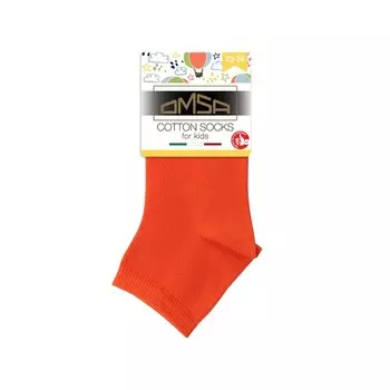 Носки детские OMSA kids Calzino 21С02 гладь укороченный Orange, размер 23-26
